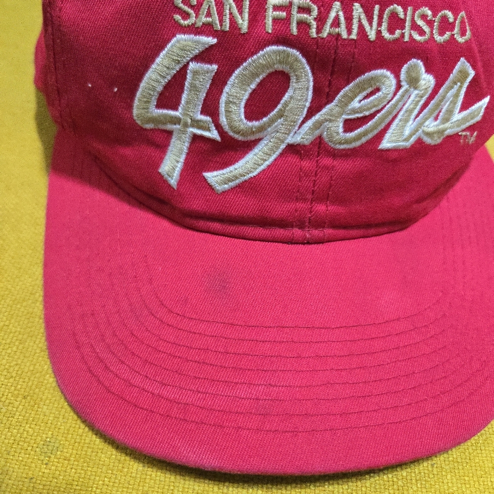 Vintage 90s San Francisco 49ers Snapback Hat Sports Specialties The Twill NFL - Picture 2 of 6